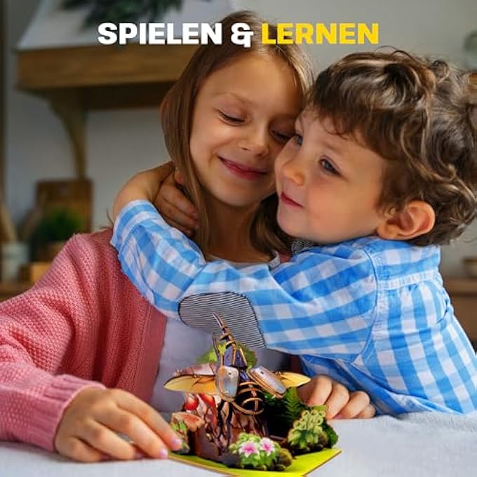 DYNASTES HERCULES - HERCULES BEETLE 3D PUZZLE - DIY WOODEN ANIMAL PUZZLE - 3D PUZZLE FOR CHILDREN - WOODEN CRAFT SET FOR CHILDREN - BRAIN TEASER WOODEN PUZZLE - TOY GIFTS FOR CHRISTMAS - Image 2